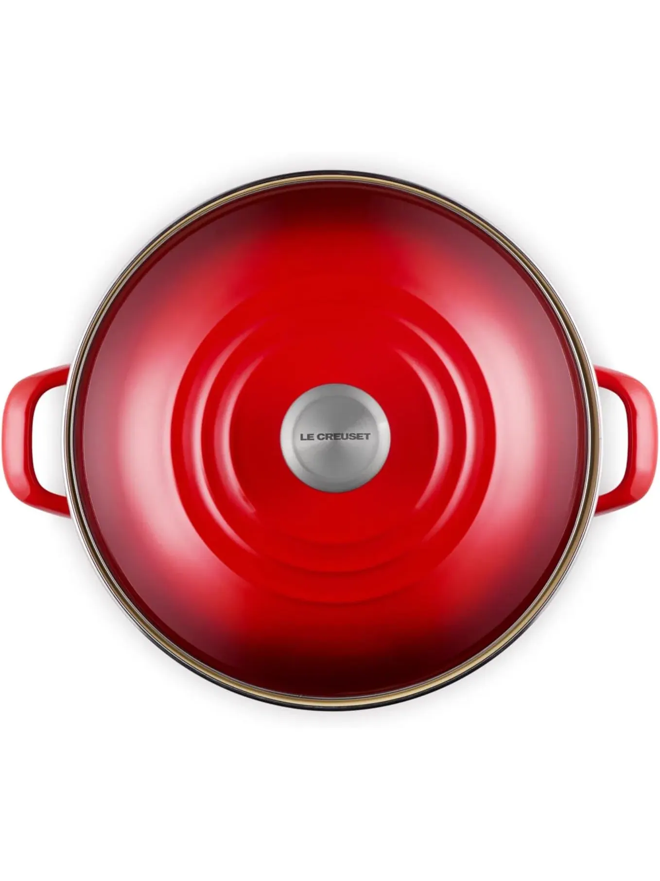 Кастрюля Le Creuset Enamel on Steel Stockpot, 11,4 л — изображение 2 из 7, вишневый