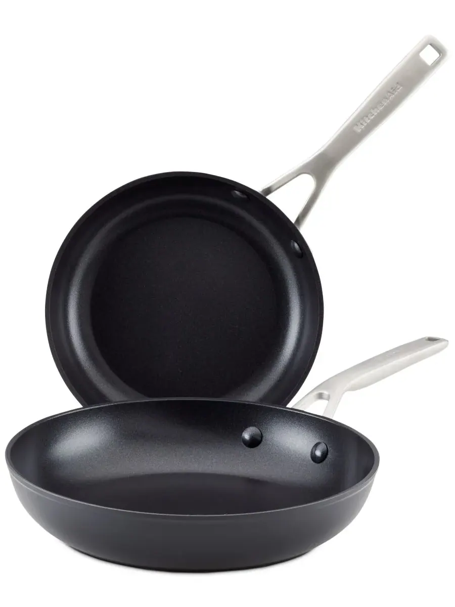 Набор сковород KitchenAid Hard-Anodized Induction Nonstick, 2 предмета, 20/25 см