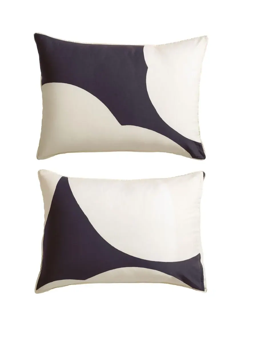 Iso Unikko Хлопок 3 шт. Комплект пододеяльников, полный/размер Queen Marimekko — изображение 2 из 10, темно-серый