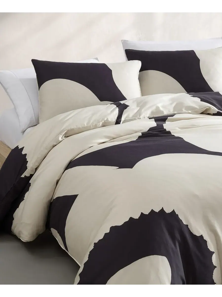 Iso Unikko Хлопок 3 шт. Комплект пододеяльников, полный/размер Queen Marimekko — изображение 9 из 10, темно-серый