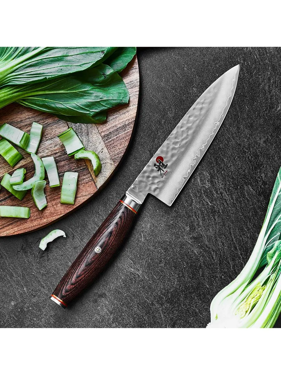 Шестидюймовый поварской нож Artisan Miyabi — изображение 3 из 3, коричневый