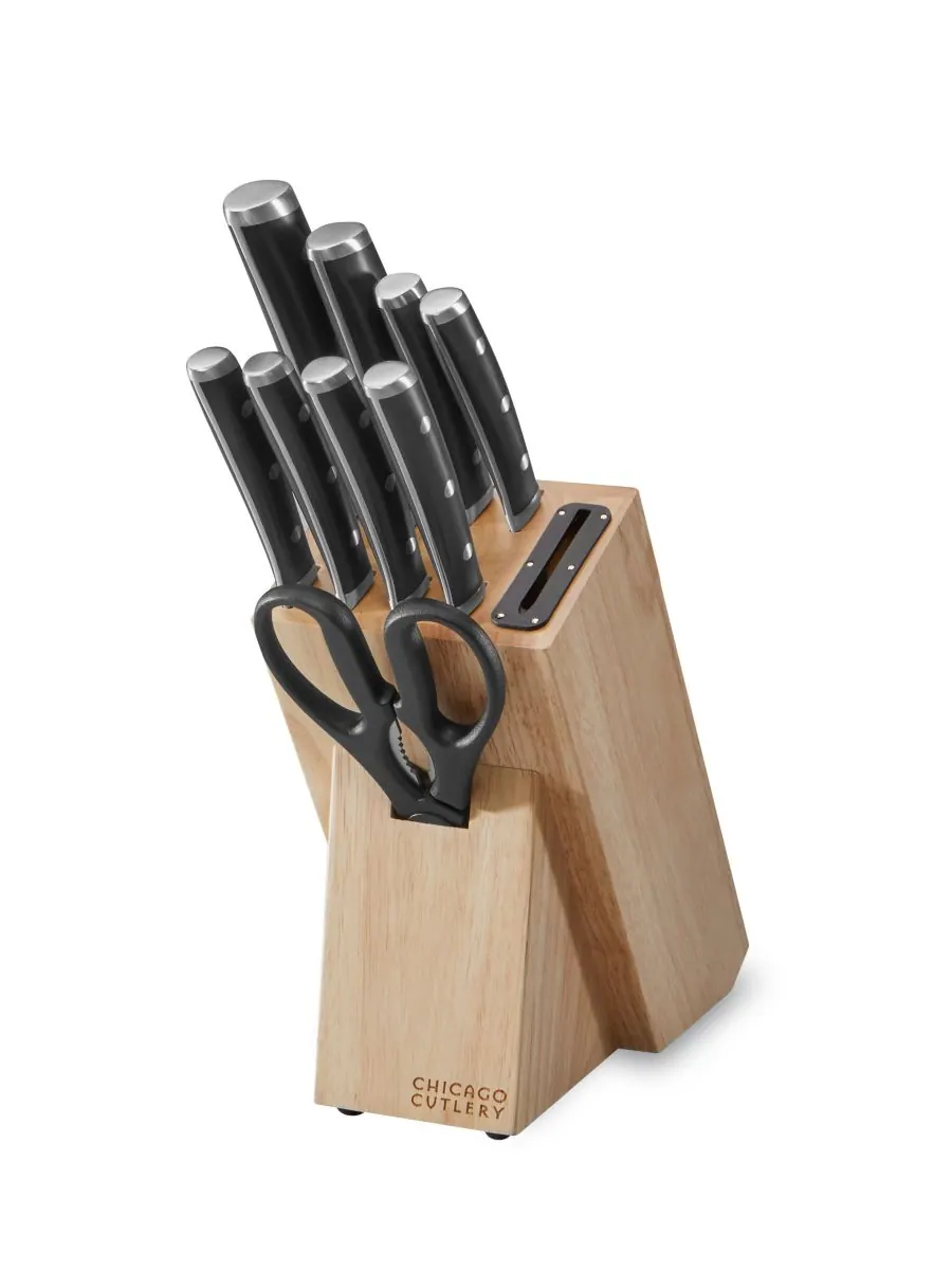 Набор ножей Damen из 10 предметов с подставкой Chicago Cutlery, — мульти