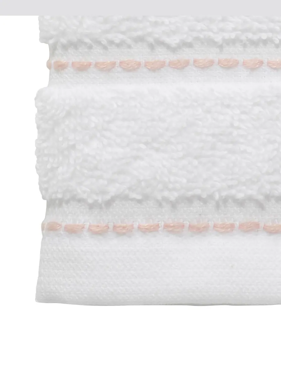 Набор из 2 полотенец для рук Catalina, 11 x 18 дюймов IZOD, White, Fingertip Towels — изображение 2 из 4, белый
