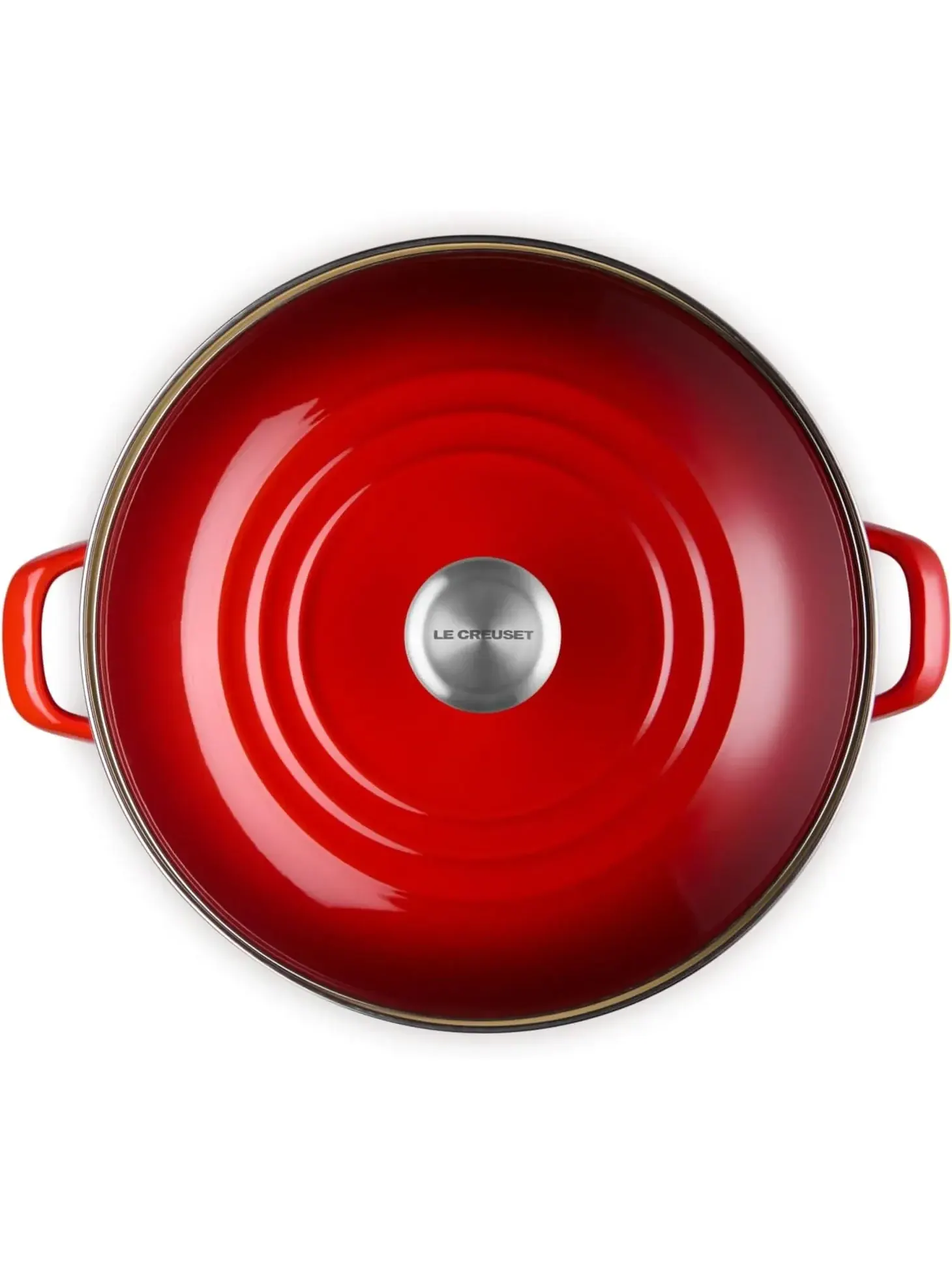 Кастрюля Le Creuset Enamel on Steel Stockpot, 15,1 л — изображение 3 из 7, красный
