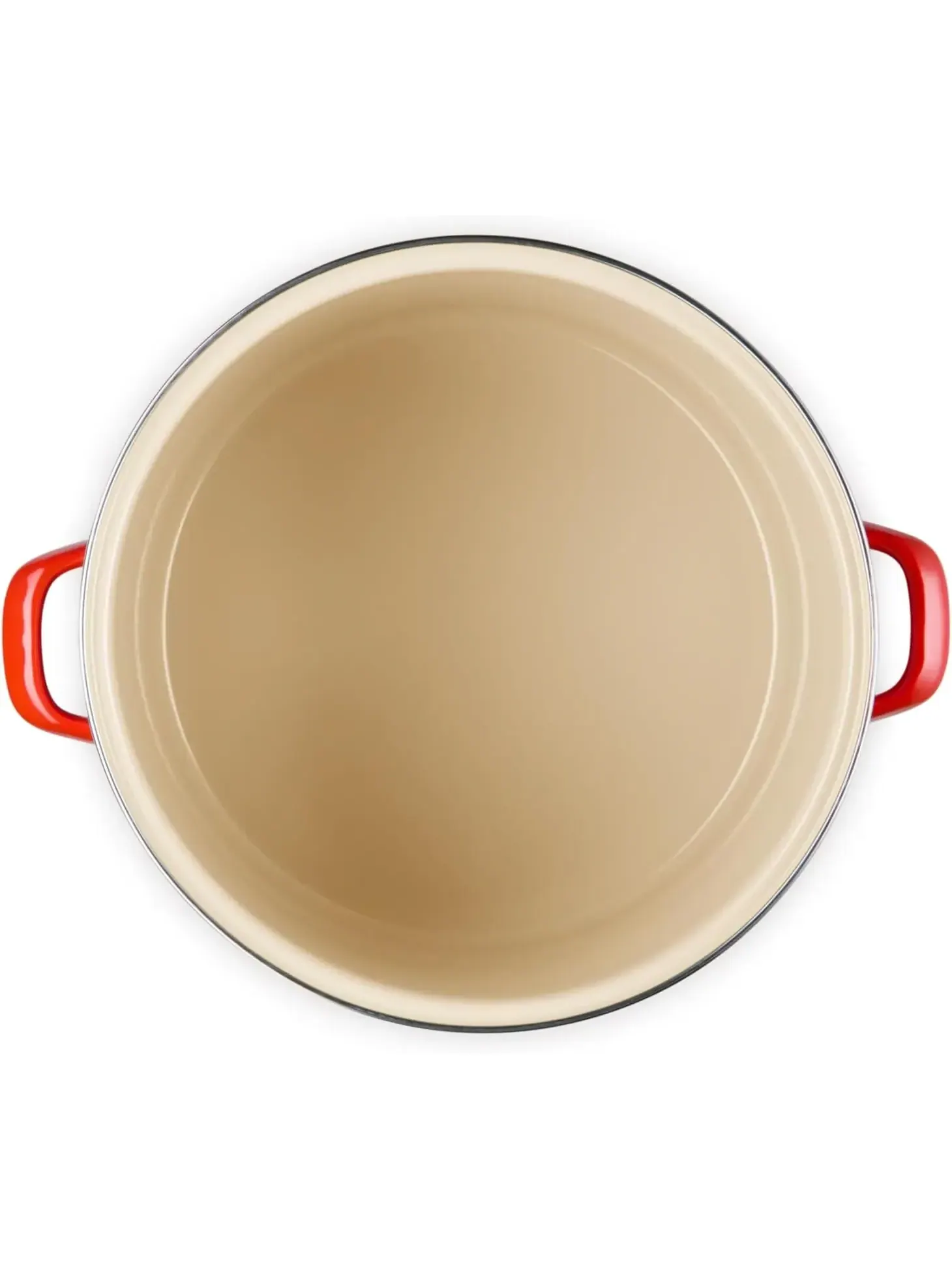 Кастрюля Le Creuset Enamel on Steel Stockpot, 15,1 л — изображение 4 из 7, красный