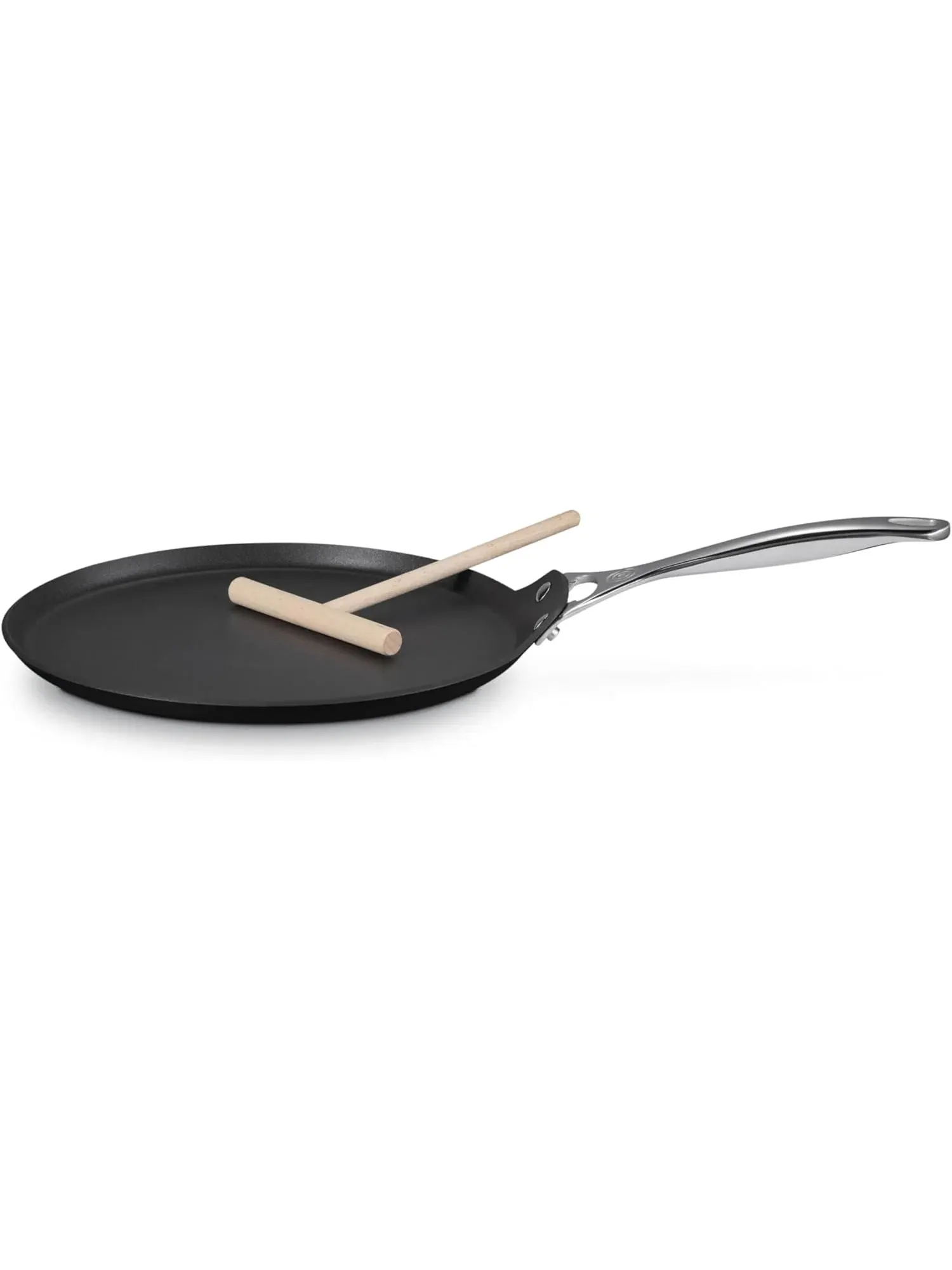 Сковорода для блинов Le Creuset Toughened Non-Stick, 28 см — изображение 2 из 8, черный