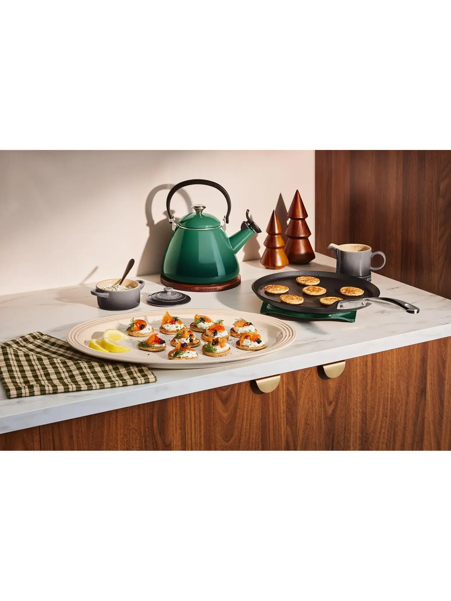Сковорода для блинов Le Creuset Toughened Non-Stick, 28 см — изображение 6 из 8, черный