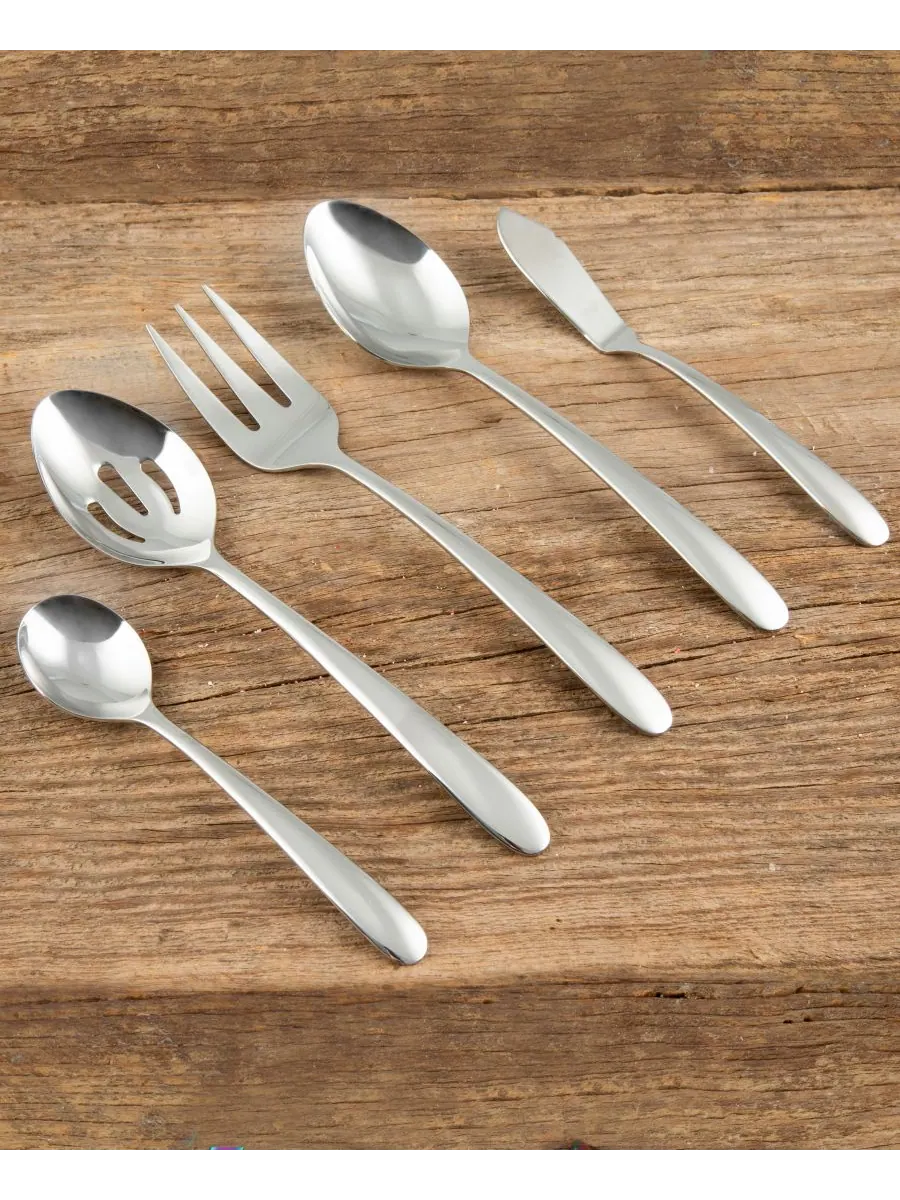 Набор столовых приборов Jude Mirror из 45 предметов, на 8 персон Cambridge Silversmiths — изображение 5 из 6, серебристый