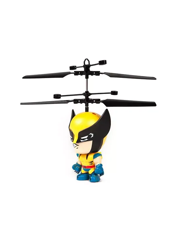 Летающая фигурка Росомахи Marvel 3,5 дюйма, ИК-вертолёт World Tech Toys — изображение 2 из 4, мульти