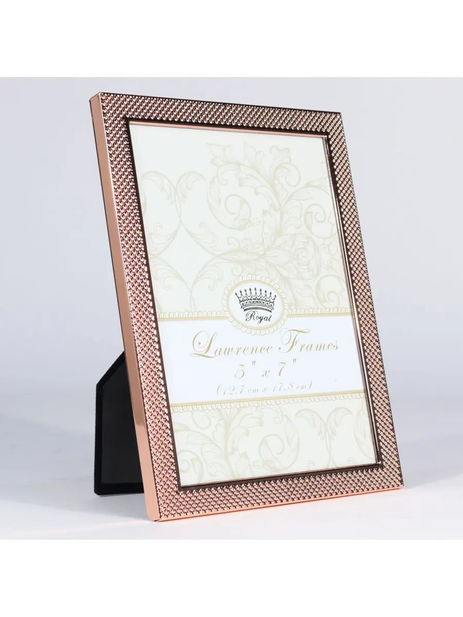 Lawrence Frames Фоторамка медного цвета с узором в виде мелких точек, цвет олененок - 5 x 7 дюймов — изображение 2 из 3