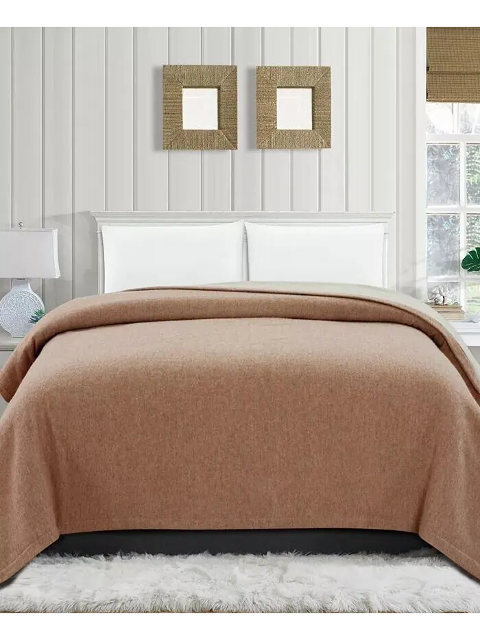 Коллекция одеял из мериносовой шерсти с самоподгибом MELANGE HOME
