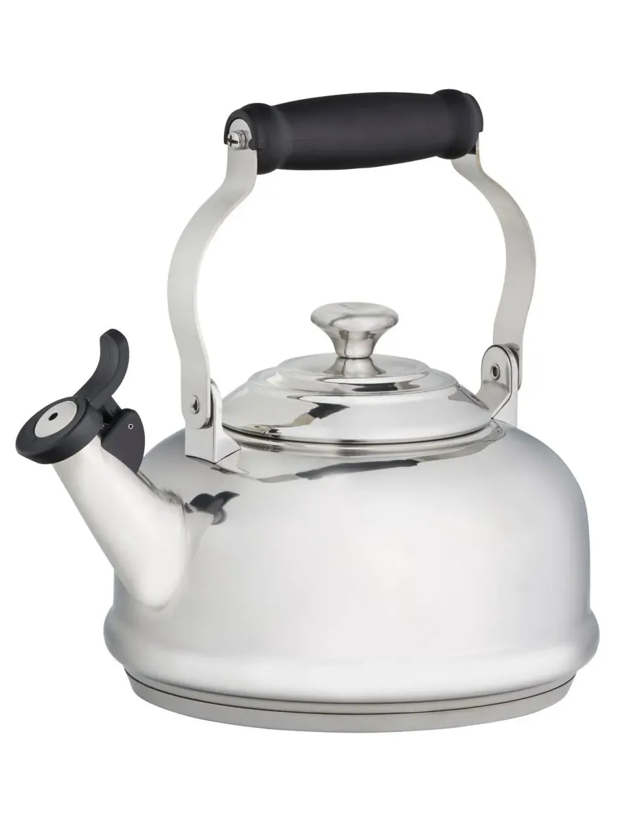 Чайник с шумовкой из нержавеющей стали объемом 2 л Le Creuset, нержавеющая сталь