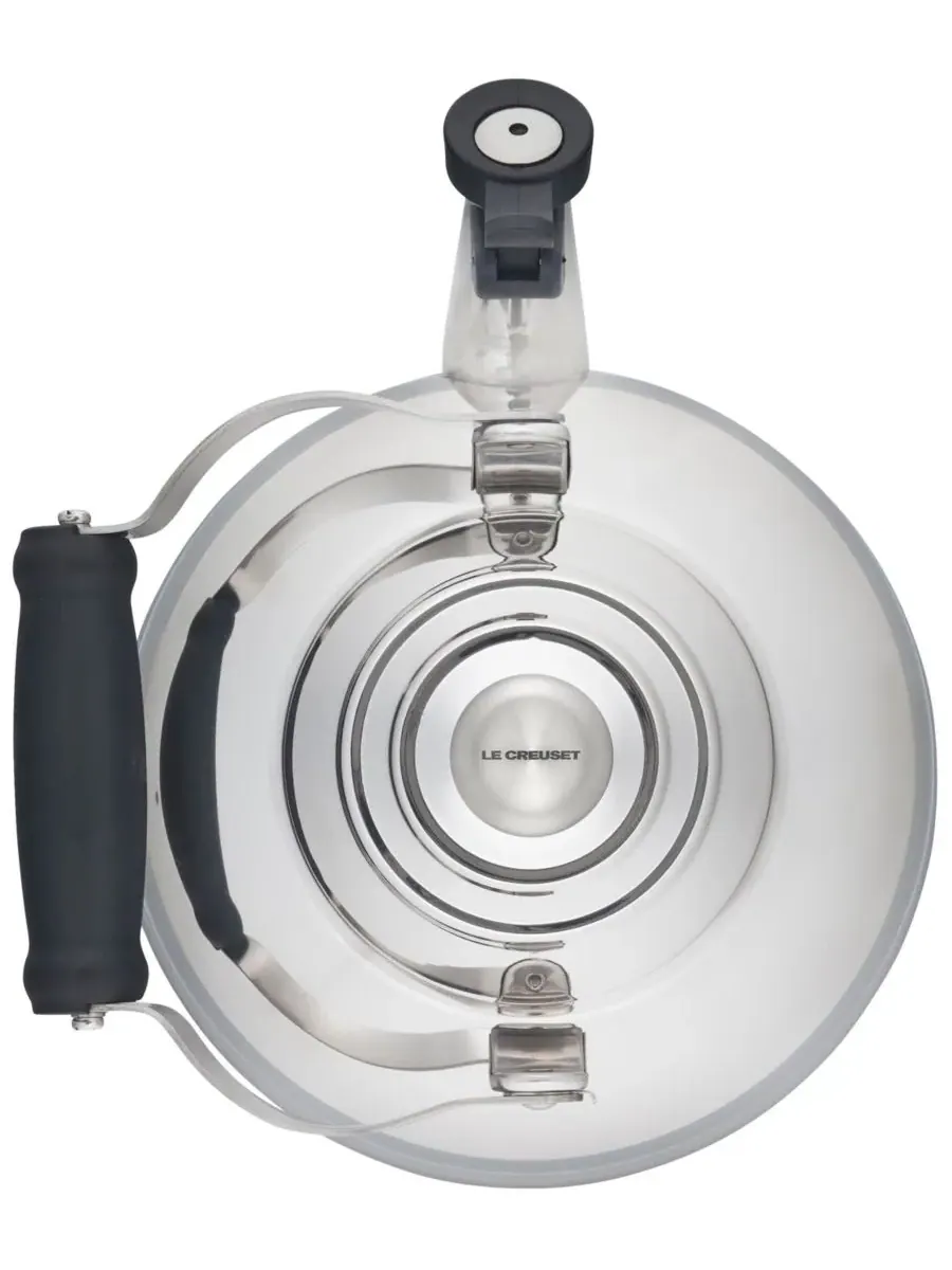 Чайник с шумовкой из нержавеющей стали объемом 2 л Le Creuset, нержавеющая сталь — изображение 2 из 3, серебристый