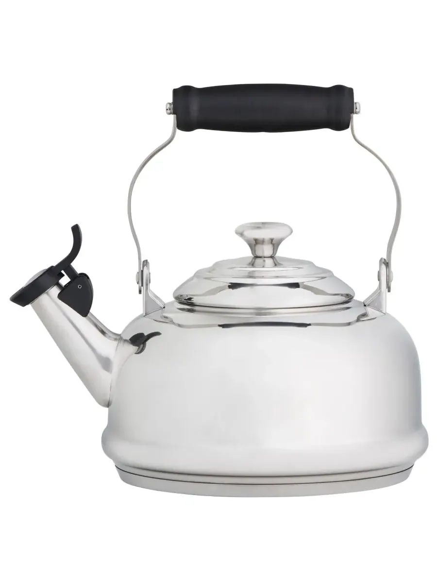 Чайник с шумовкой из нержавеющей стали объемом 2 л Le Creuset, нержавеющая сталь — изображение 3 из 3, серебристый
