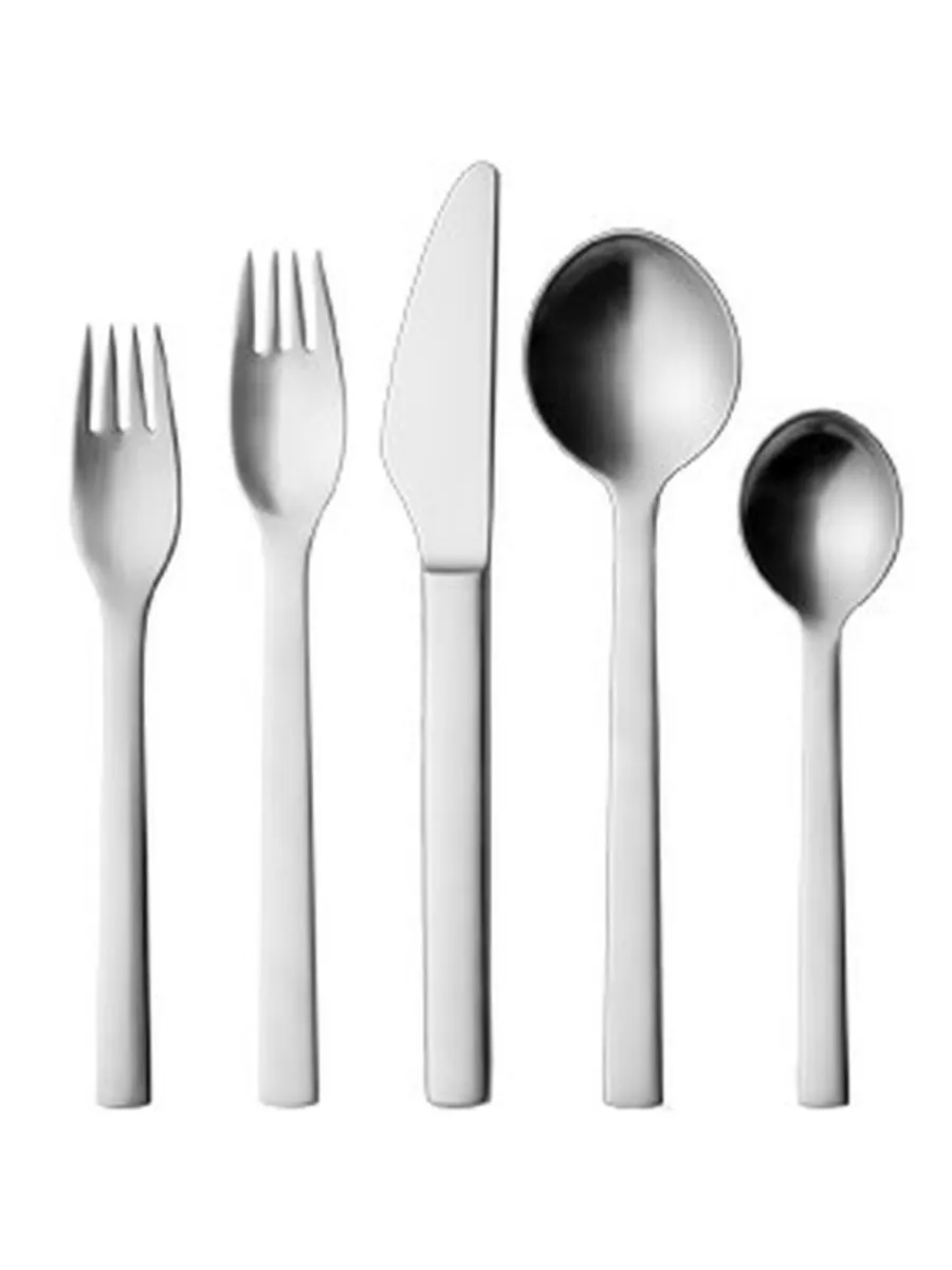 Подарочный набор столовых приборов New York Cutlery, 5 предметов Georg Jensen — серебристый
