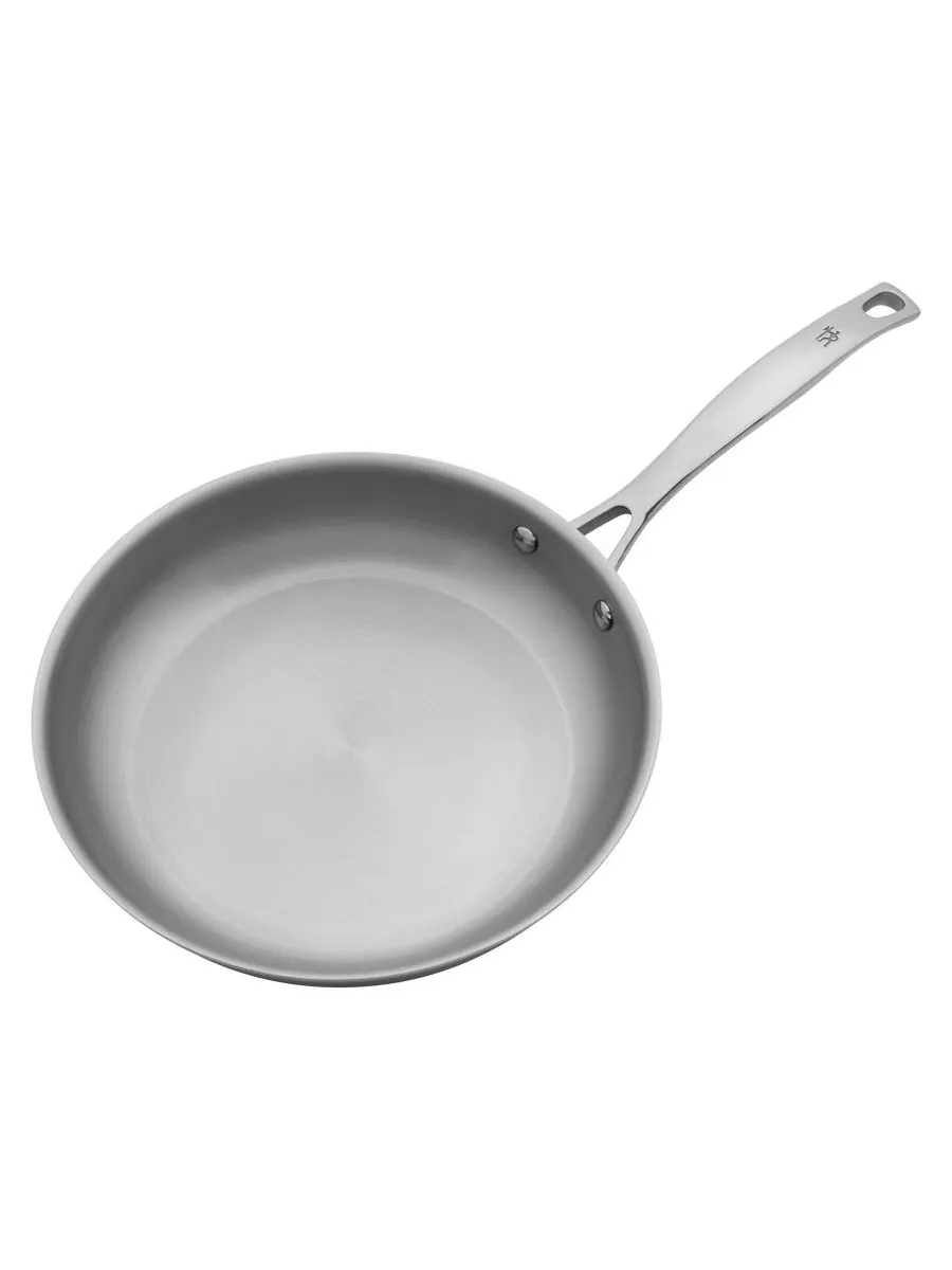 J.A. Henckels Сковорода HENCKELS Clad H3 из нержавеющей стали, 10 дюймов, с крышкой — изображение 2 из 7, серебристый