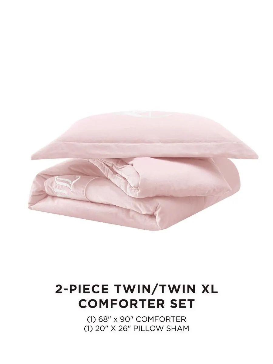 Двустороннее бархатное одеяло, размер Twin/Twin XL Juicy Couture — изображение 4 из 7, бежевый