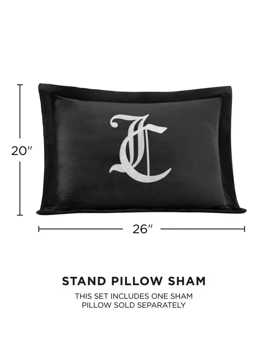 Двустороннее бархатное одеяло, размер Twin/Twin XL Juicy Couture — изображение 4 из 7, черный