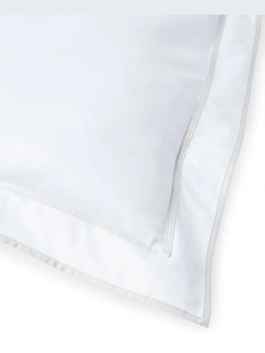 Пододеяльник Spencer из сатина с каймой, King Lauren Ralph Lauren — изображение 2 из 3, серый