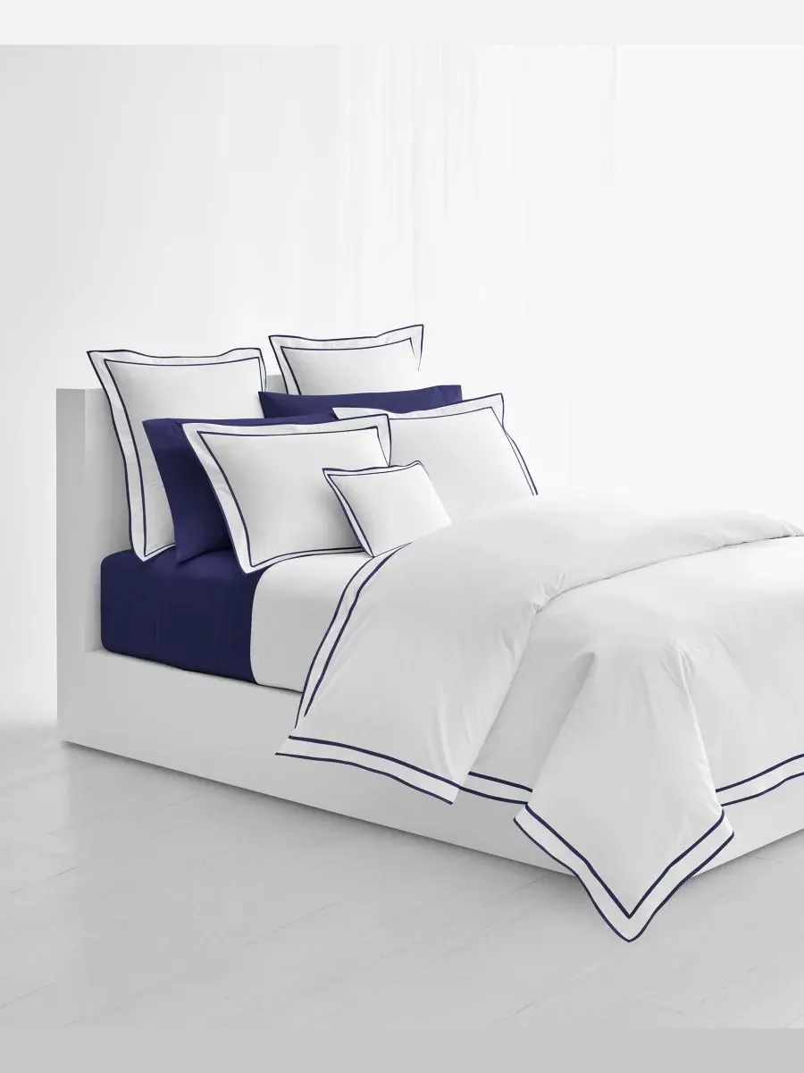 Пододеяльник Spencer из сатина с каймой, King Lauren Ralph Lauren