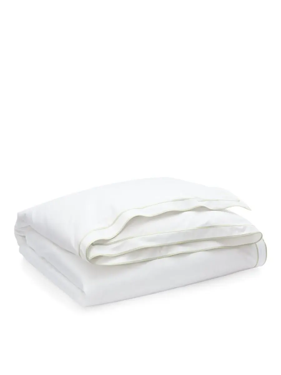 Пододеяльник Spencer из сатина с каймой, King Lauren Ralph Lauren — изображение 2 из 2, белый