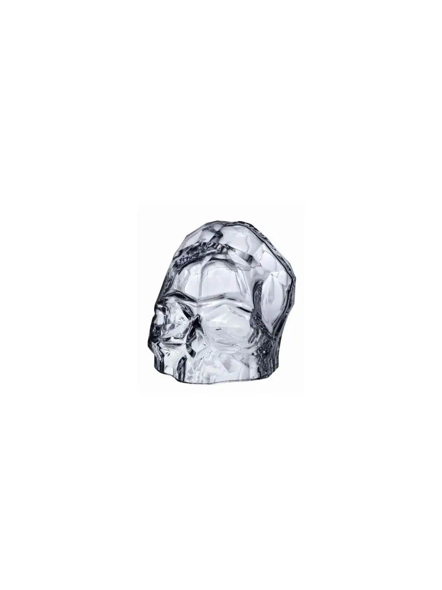 Декоративная фигурка черепа Memento Mori, маленькая Nude Glass