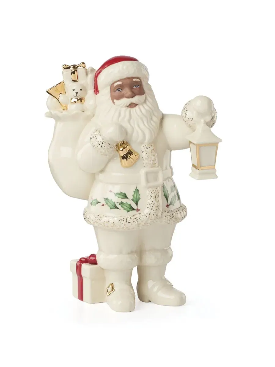 Фигурка Санты с фонарем Santa with Lantern Figurine Lenox
