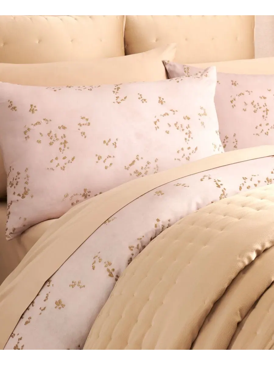 Пододеяльник Dusk Duvet Cover Donna Karan Home — изображение 2 из 4, пудровый розовый