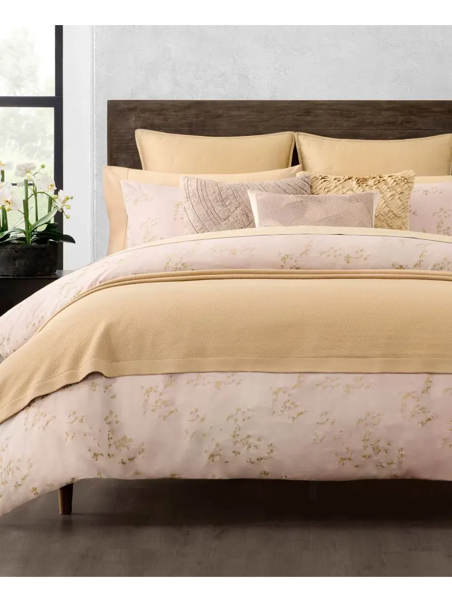 Пододеяльник Dusk Duvet Cover Donna Karan Home — изображение 4 из 4, пудровый розовый