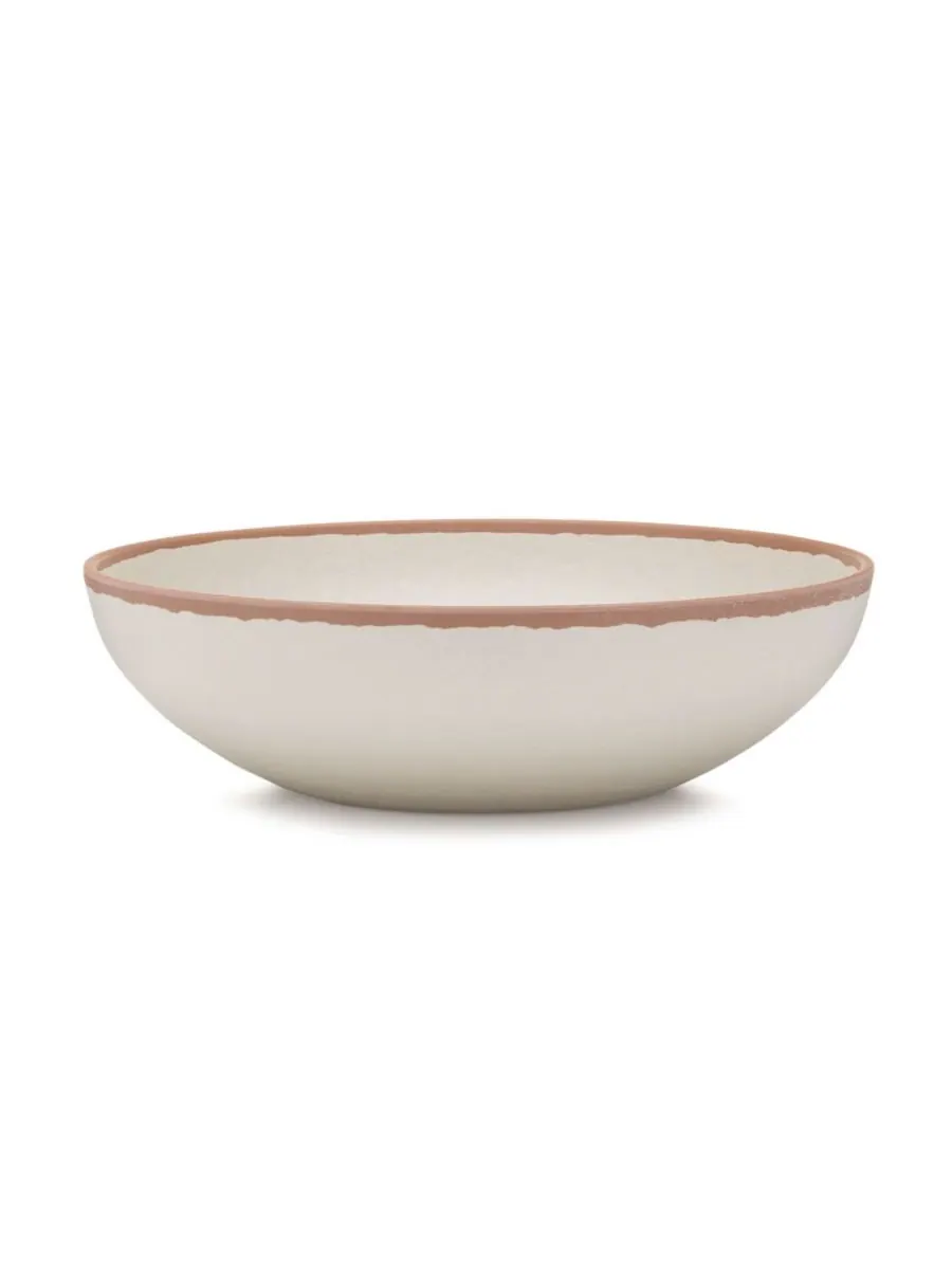 Круглая сервировочная миска Potter из терракоты Melaboo диаметром 12 дюймов Q Squared