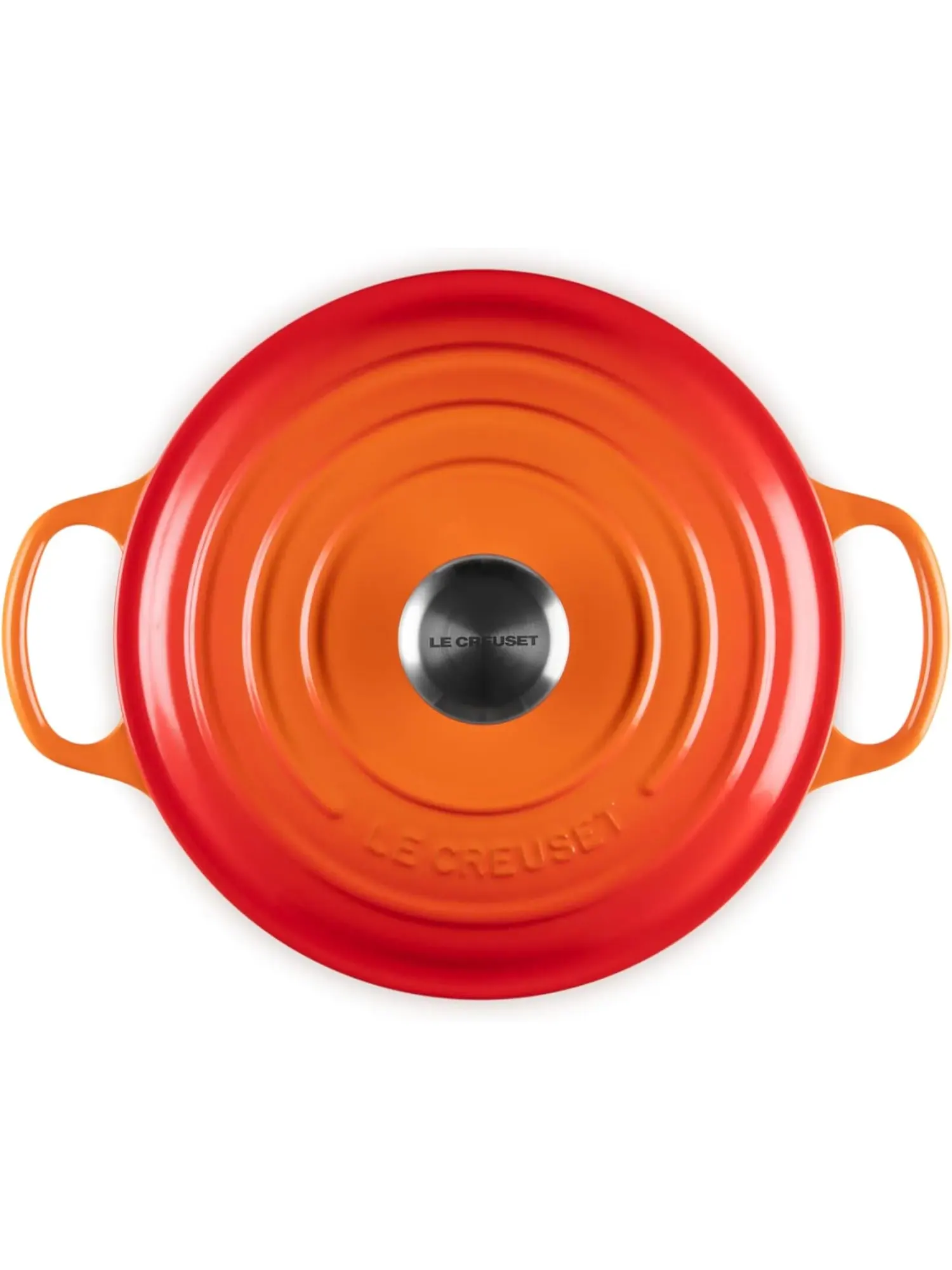 Кастрюля круглая Le Creuset Signature, 4,2 л, 24 см — изображение 2 из 8, оранжевый
