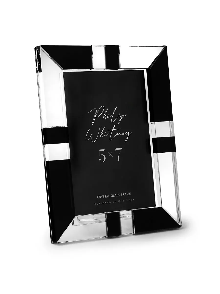 Фоторамка Kitt Crystal, 5 x 7 дюймов Philip Whitney — черный