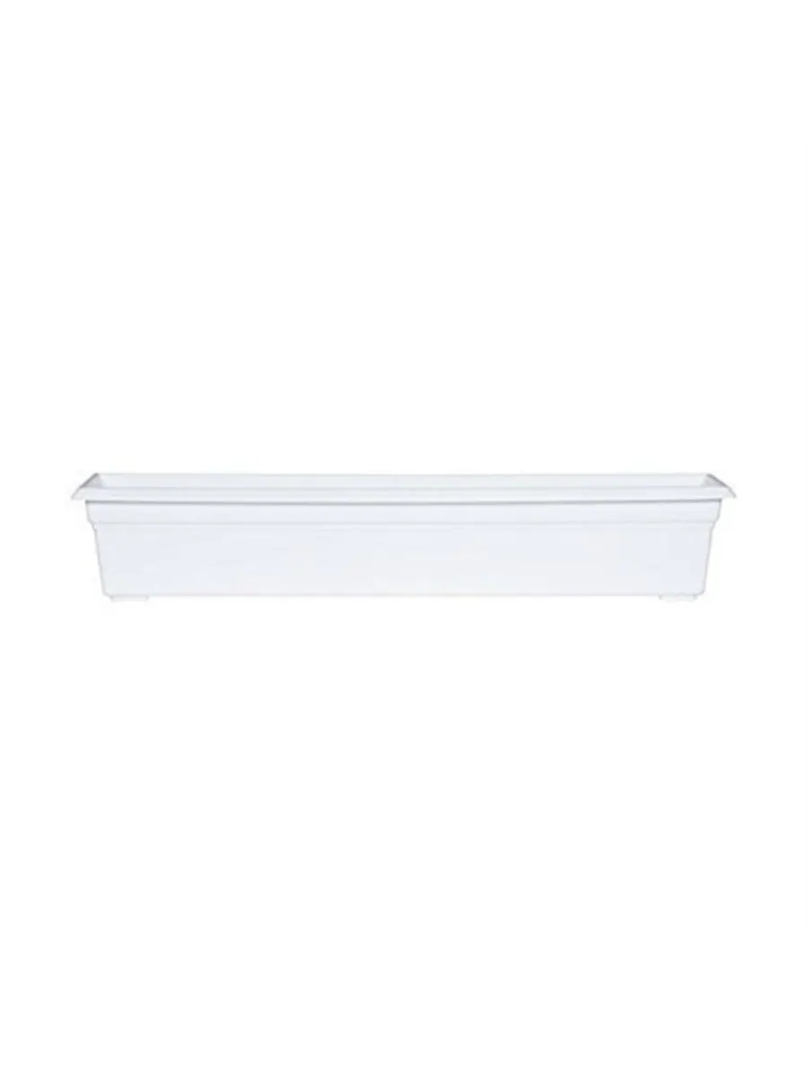 Novelty Кашпо Countryside Flower Box, белое - 36 дюймов — белый