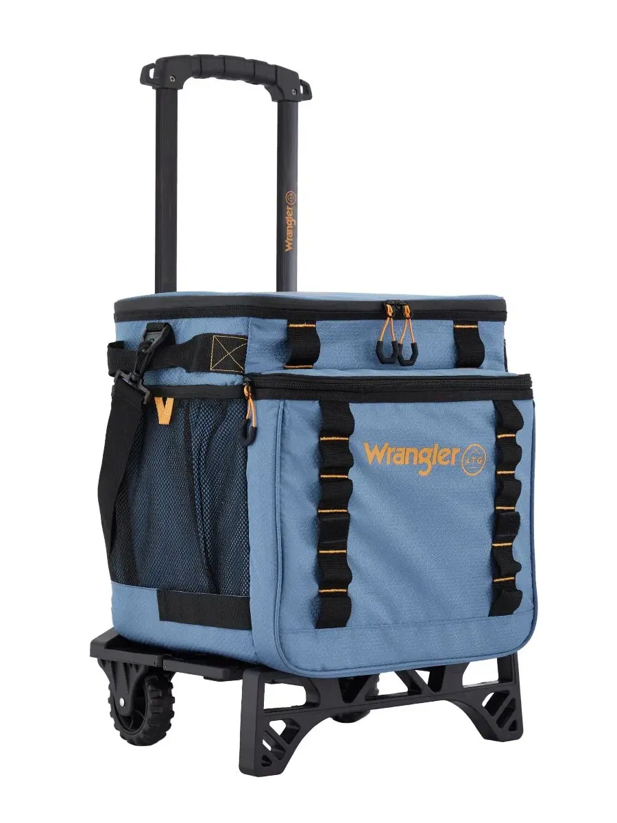 Складной холодильник объемом 38 литров Wrangler — изображение 3 из 19, синий