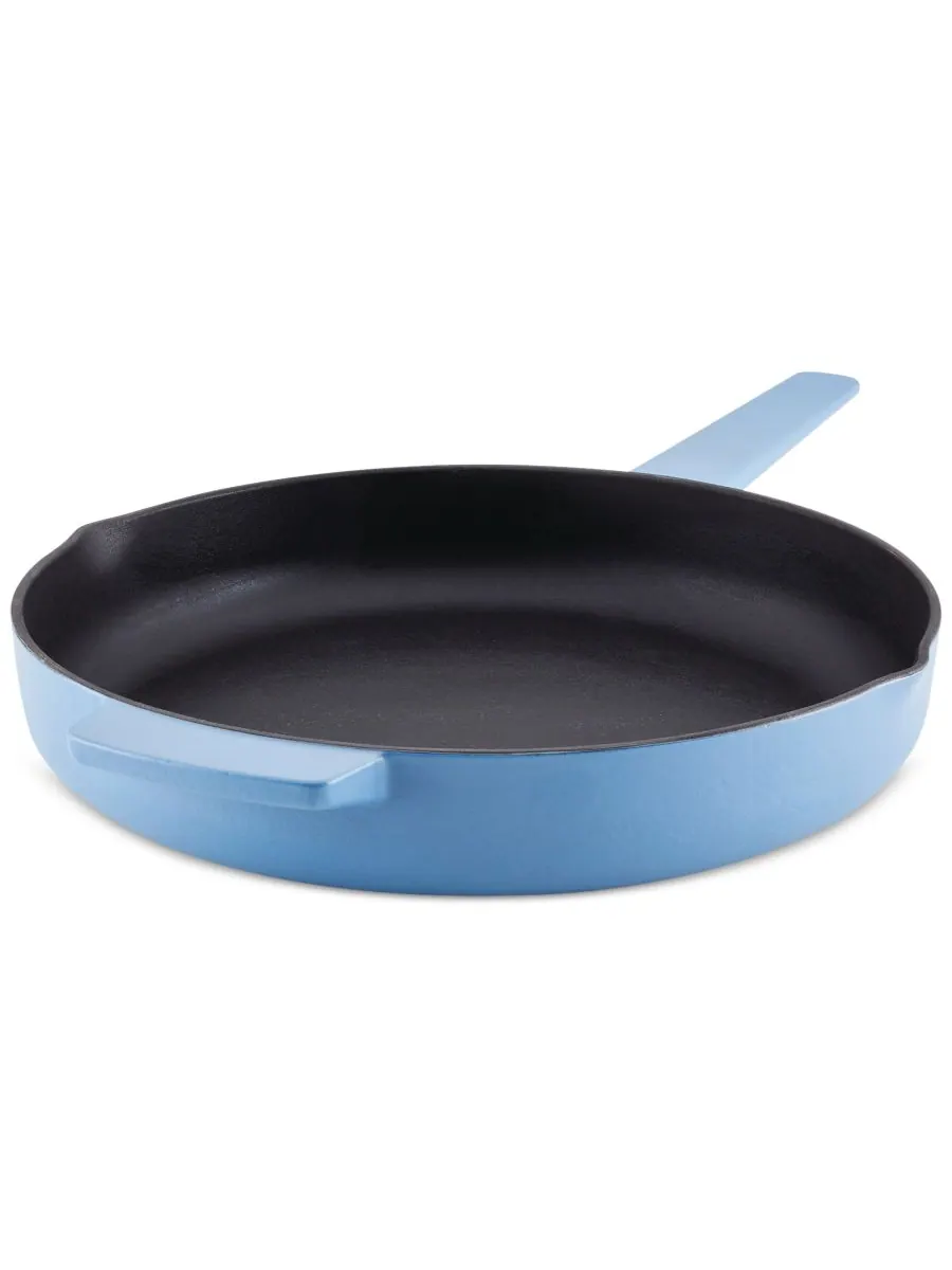 Сковорода KitchenAid Enameled Cast Iron, 30 см — изображение 2 из 7, синий