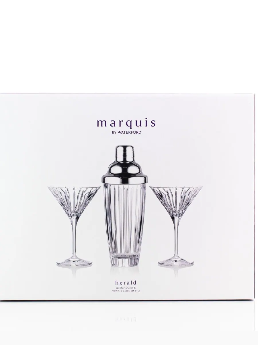 Набор из 3 бокалов для коктейлей и мартини Herald, Marquis by Waterford — изображение 4 из 5, прозрачный