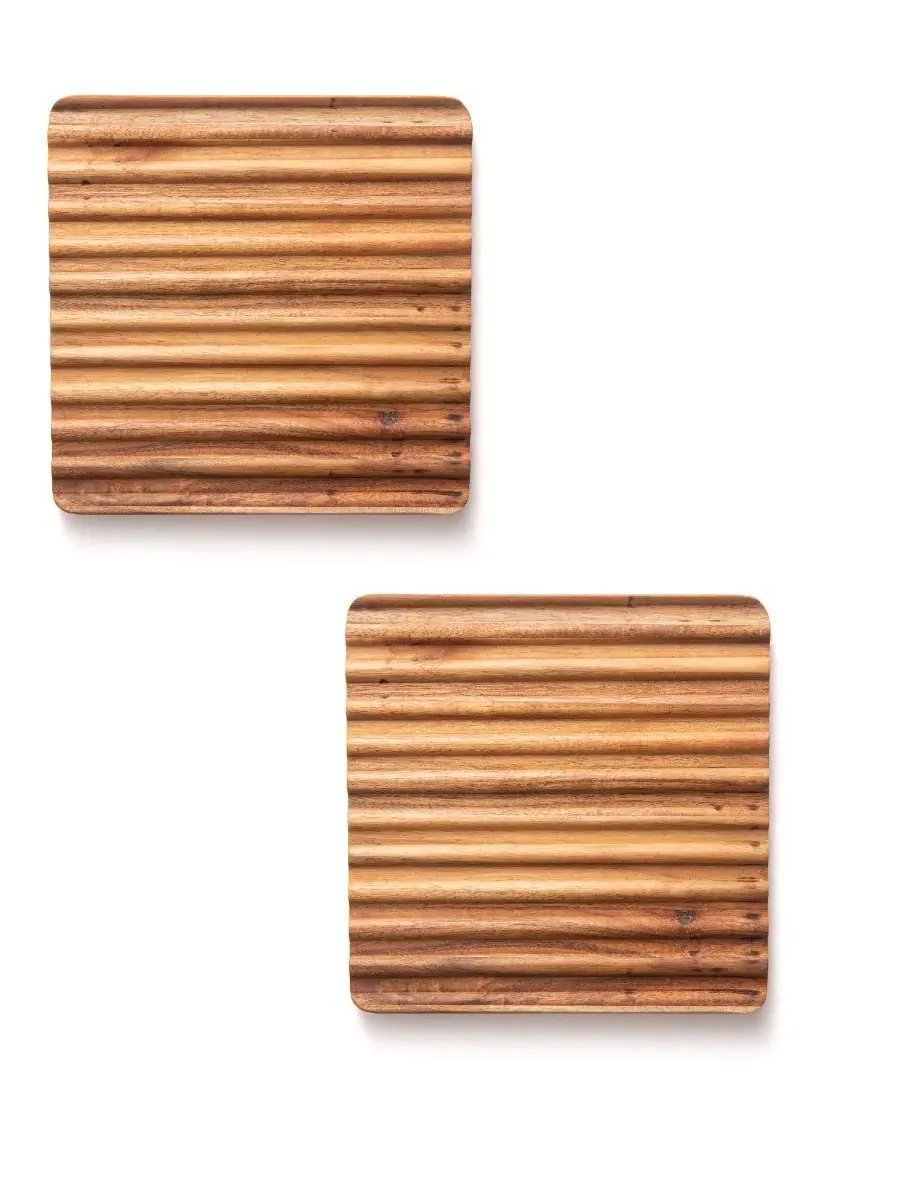 Набор из 2 подставок под горячее Gourmet Sedona Ironwood — коричневый