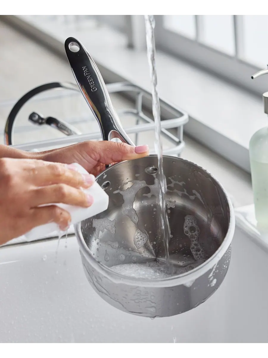 Ковш с крышкой GreenPan Valencia Pro, 16 см, 1.5 л — изображение 6 из 6, серый