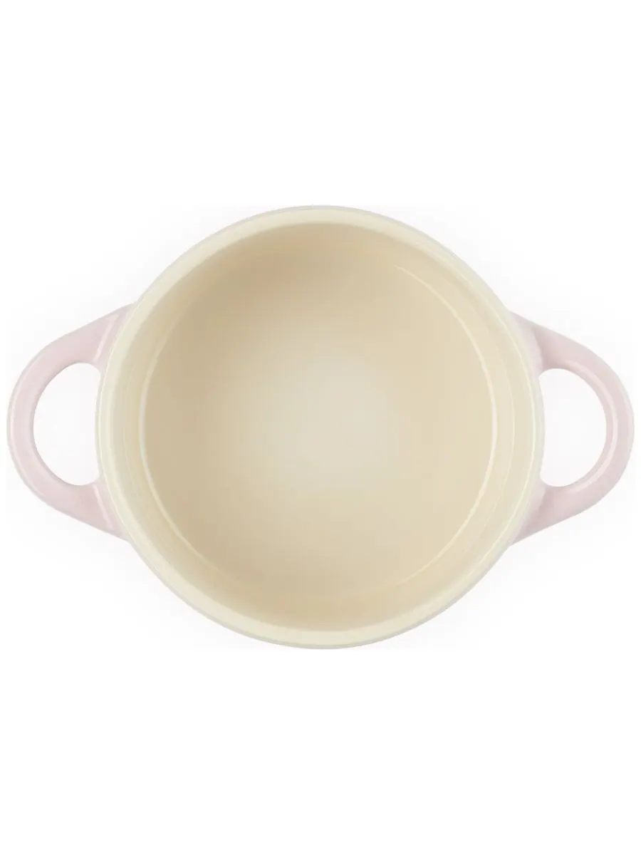 Керамическая мини-круглая кастрюля объемом 8 унций с крышкой Le Creuset — изображение 4 из 9, розовый