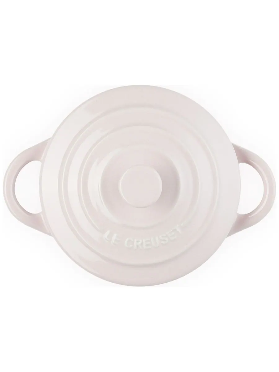 Керамическая мини-круглая кастрюля объемом 8 унций с крышкой Le Creuset — изображение 5 из 9, розовый