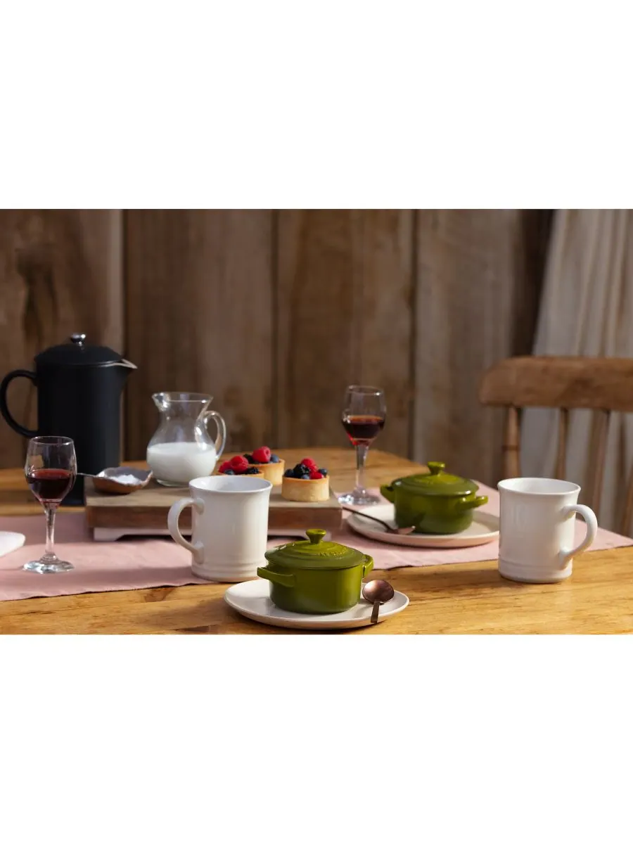 Керамическая мини-круглая кастрюля объемом 8 унций с крышкой Le Creuset — изображение 9 из 9, розовый