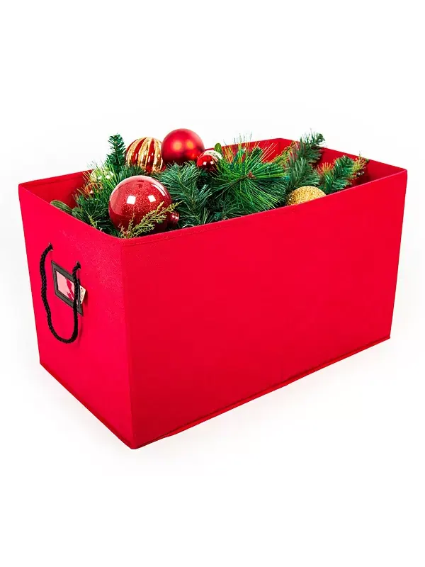 Многоцелевой ящик для хранения рождественских украшений Santa'S Bag — изображение 4 из 4, красный