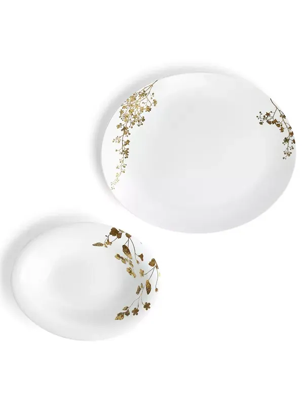 Сервировочный набор Jardin из 2 предметов Vera Wang Wedgwood — изображение 3 из 4, белый