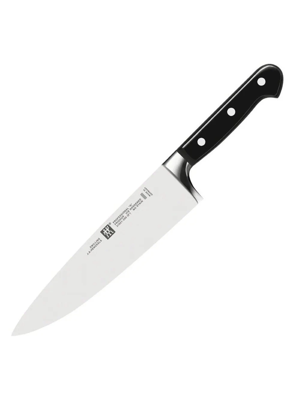 Нож поварской ZWILLING Professional S, 20 см — изображение 8 из 12, черный