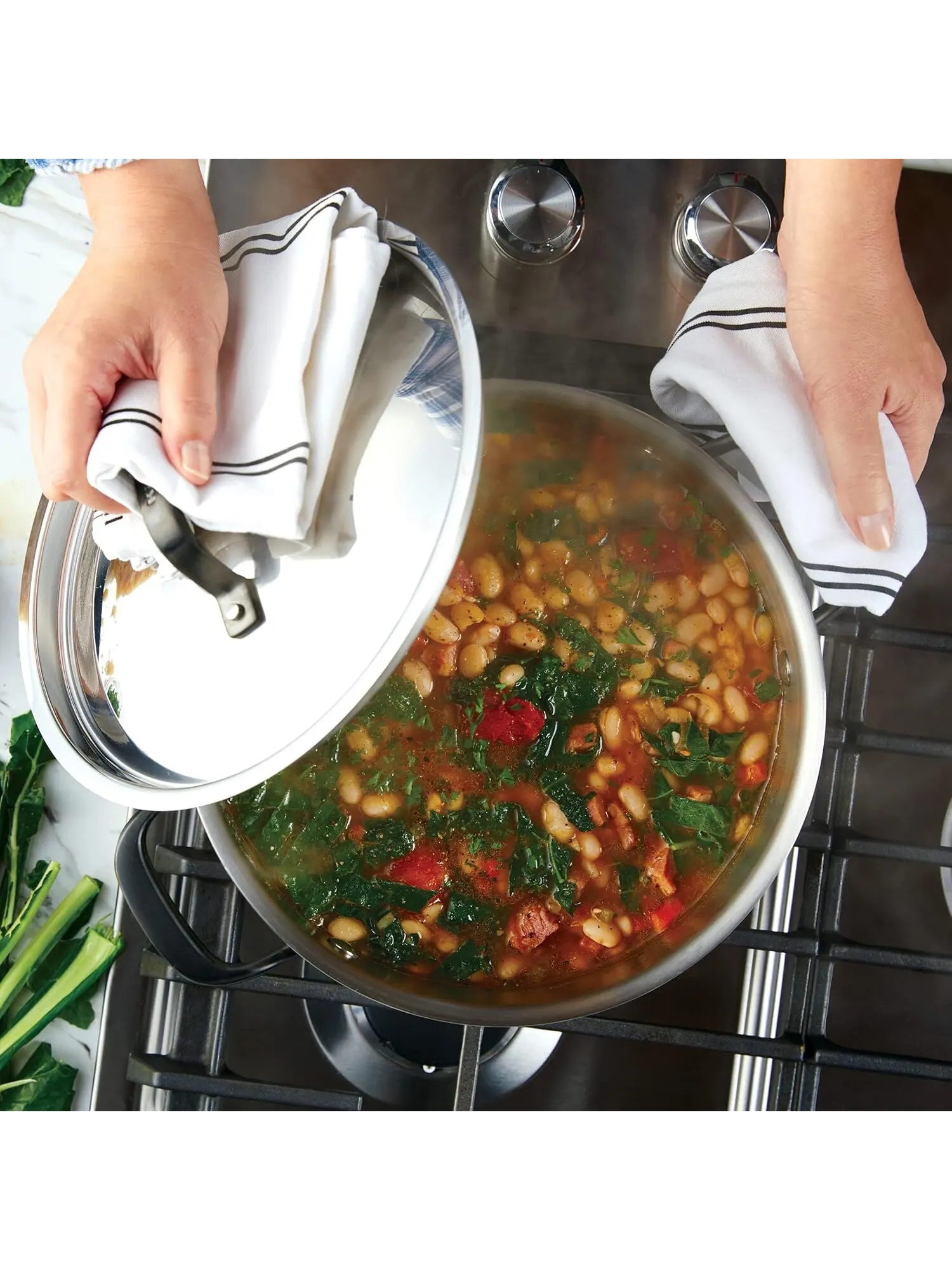 Кастрюля KitchenAid 5-Ply Clad Stainless Steel Induction, 5,7 литра — изображение 8 из 8, серебристый