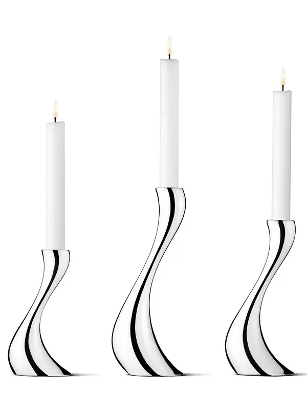 Набор подсвечников «Кобра», 3 предмета Georg Jensen