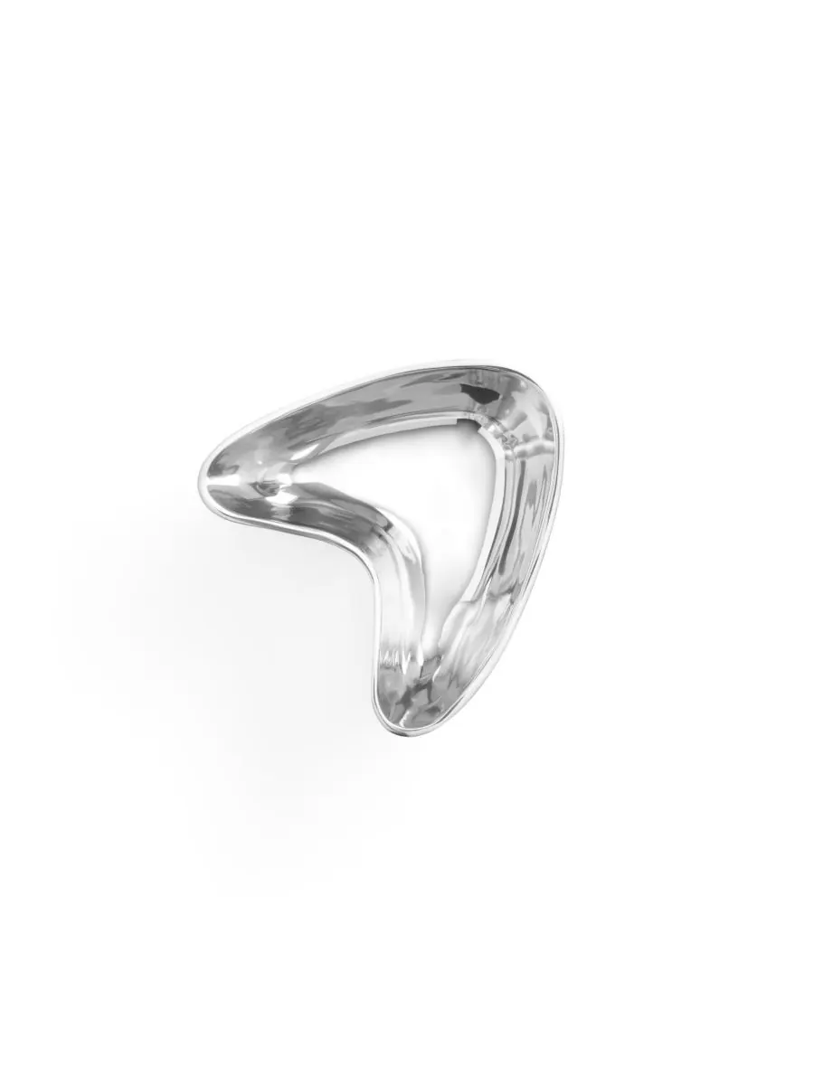Миска Nambe Alloy Boomerang, 8,5" x 8,25" Nambé — изображение 3 из 3, серебристый