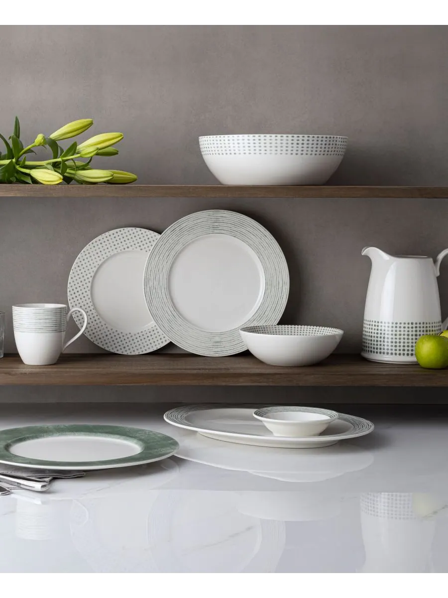 Круглая овощная миска в виде гамака Noritake — изображение 10 из 10, серый