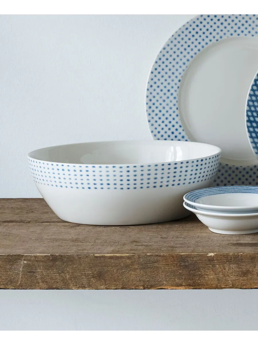 Круглая овощная миска в виде гамака Noritake — изображение 4 из 10, синий
