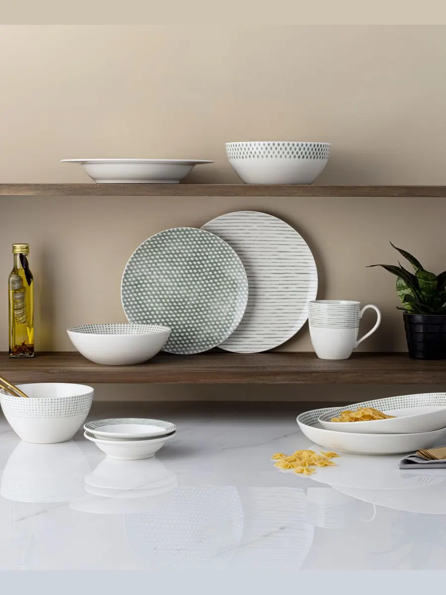 Круглая овощная миска в виде гамака Noritake — изображение 9 из 10, синий